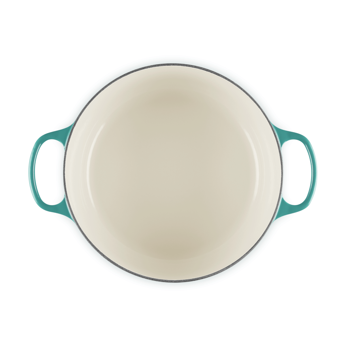 Le Creuset Signature Cast Iron Round Casserole 28cm Bleu Riviera