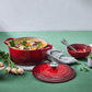 Le Creuset Signature Cast Iron Round Casserole 28cm Cerise