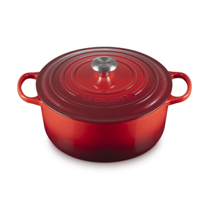 Le Creuset Signature Cast Iron Round Casserole 28cm Cerise
