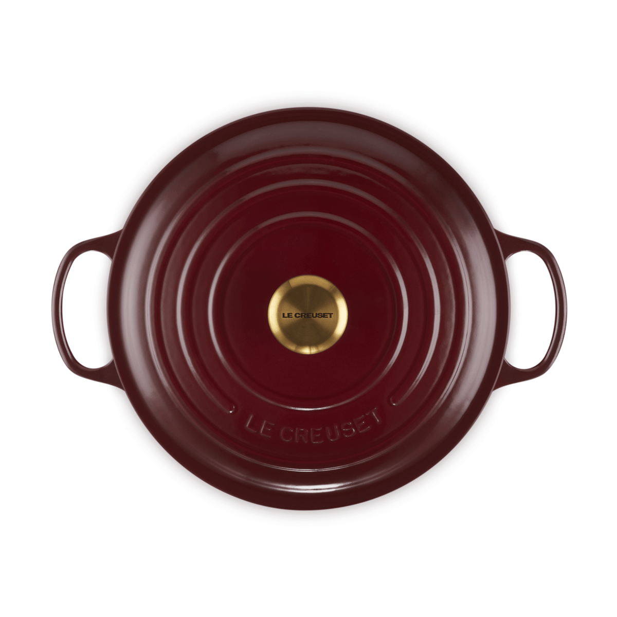Le Creuset Signature Cast Iron Round Casserole 28cm Garnet