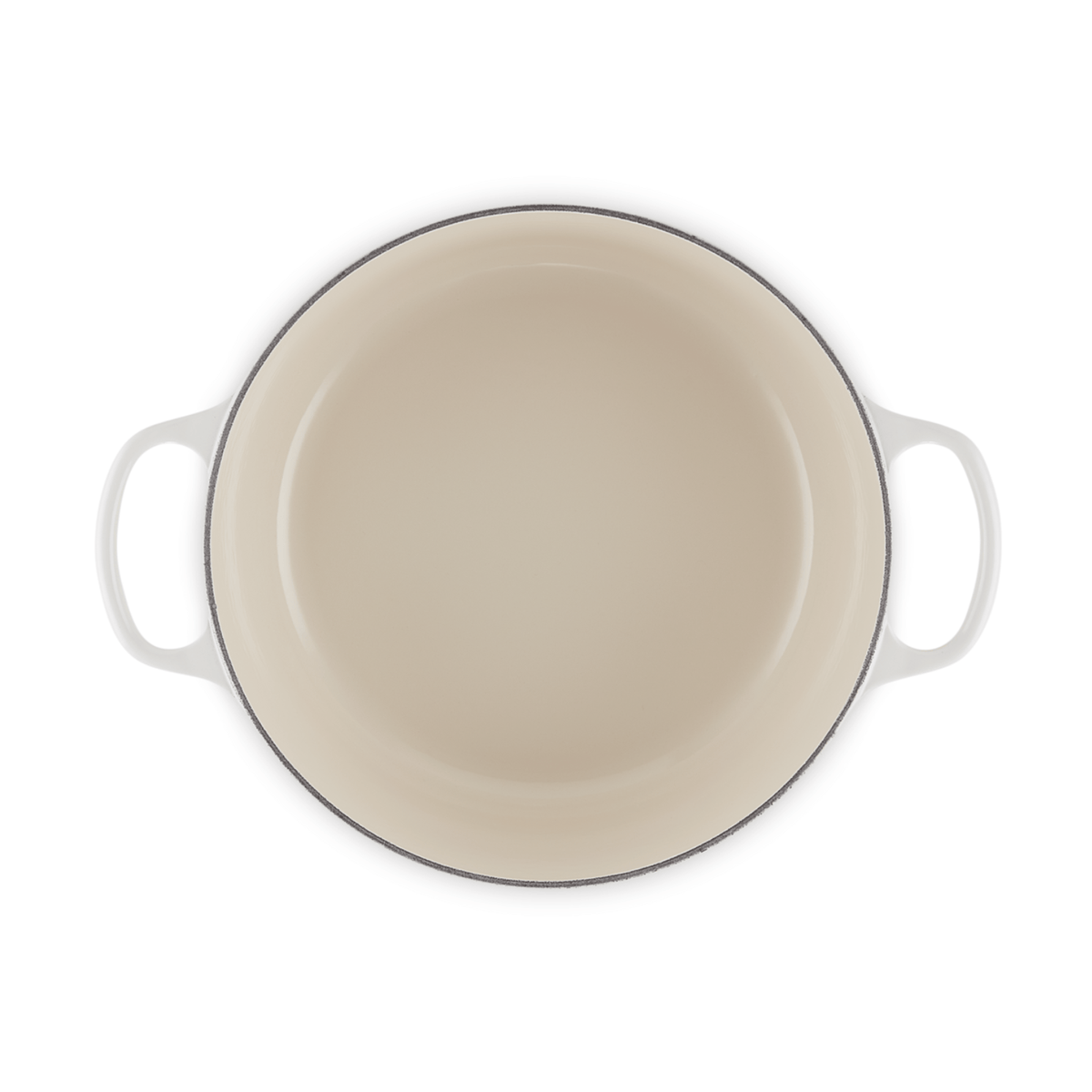 Le Creuset Signature Cast Iron Round Casserole 28cm Meringue
