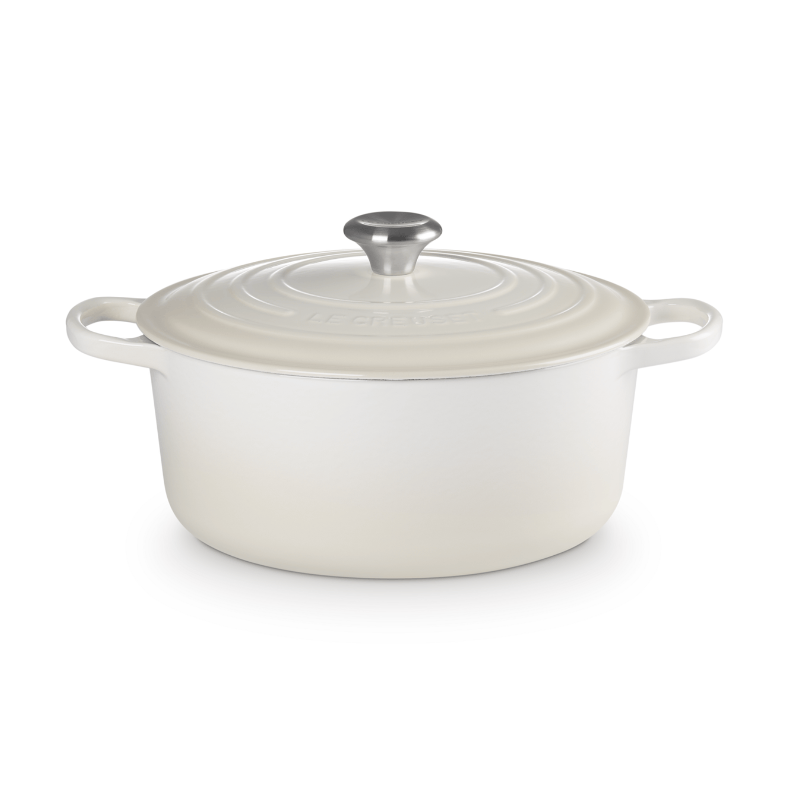 Le Creuset Signature Cast Iron Round Casserole 28cm Meringue