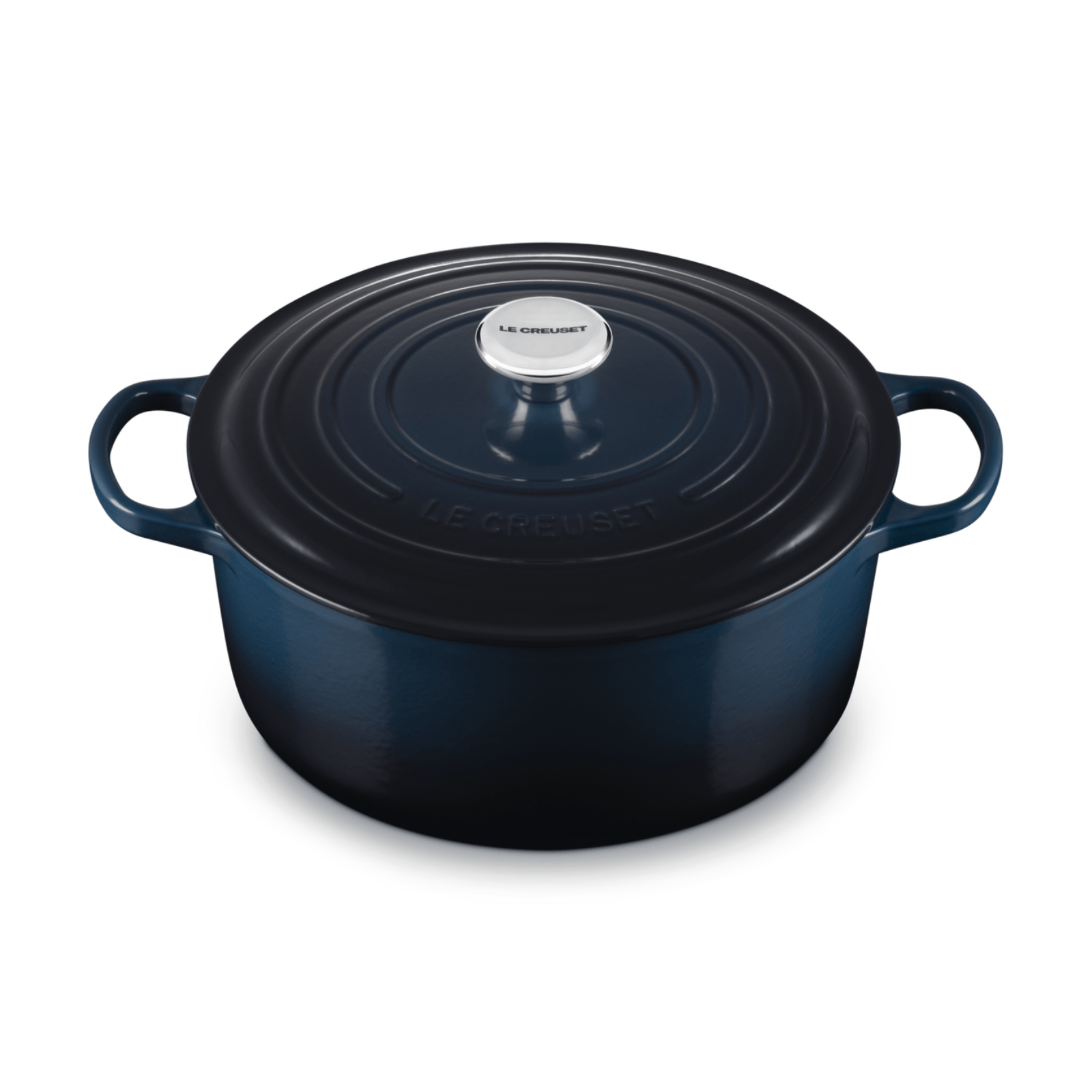 Le Creuset Signature Cast Iron Round Casserole 28cm Nuit