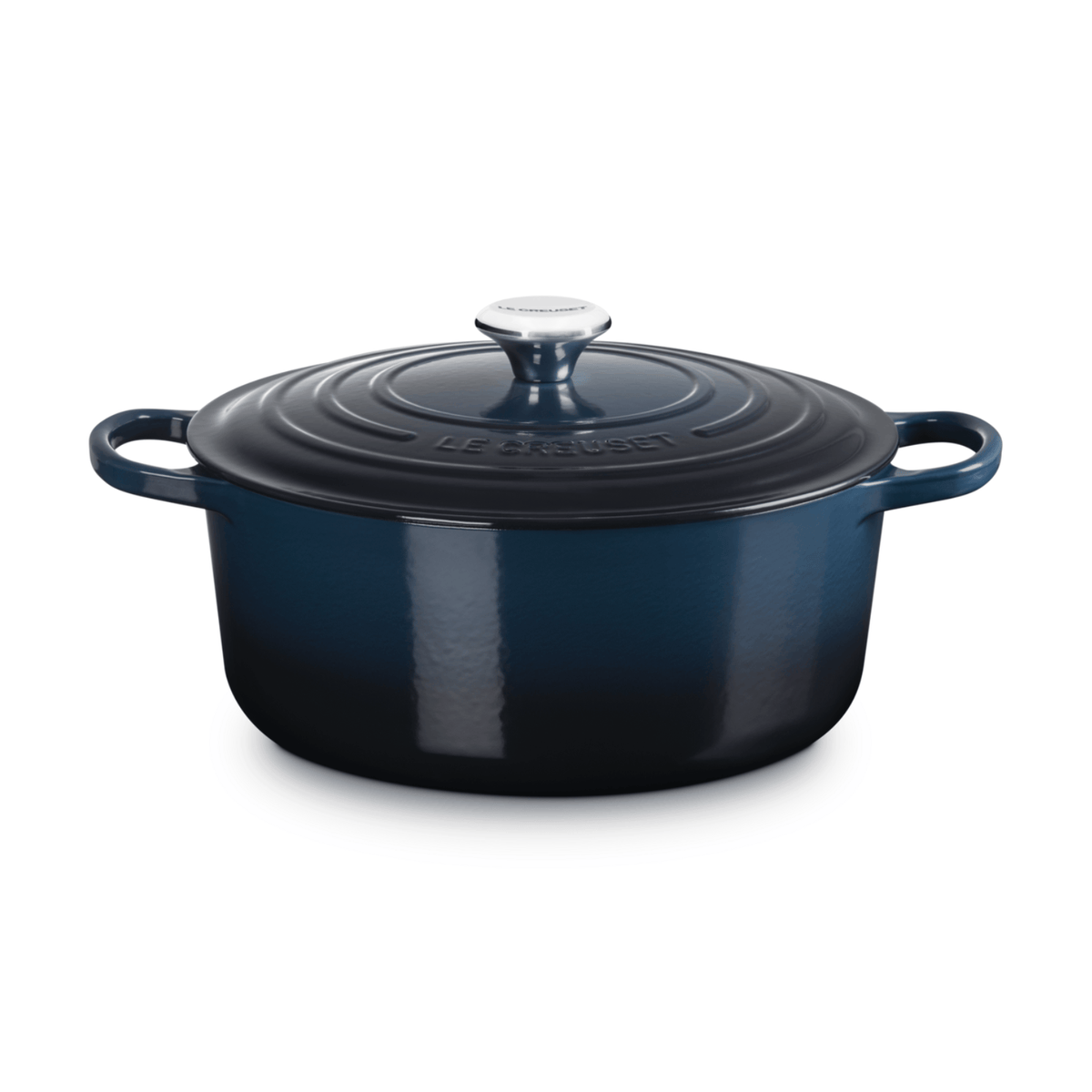 Le Creuset Signature Cast Iron Round Casserole 28cm Nuit