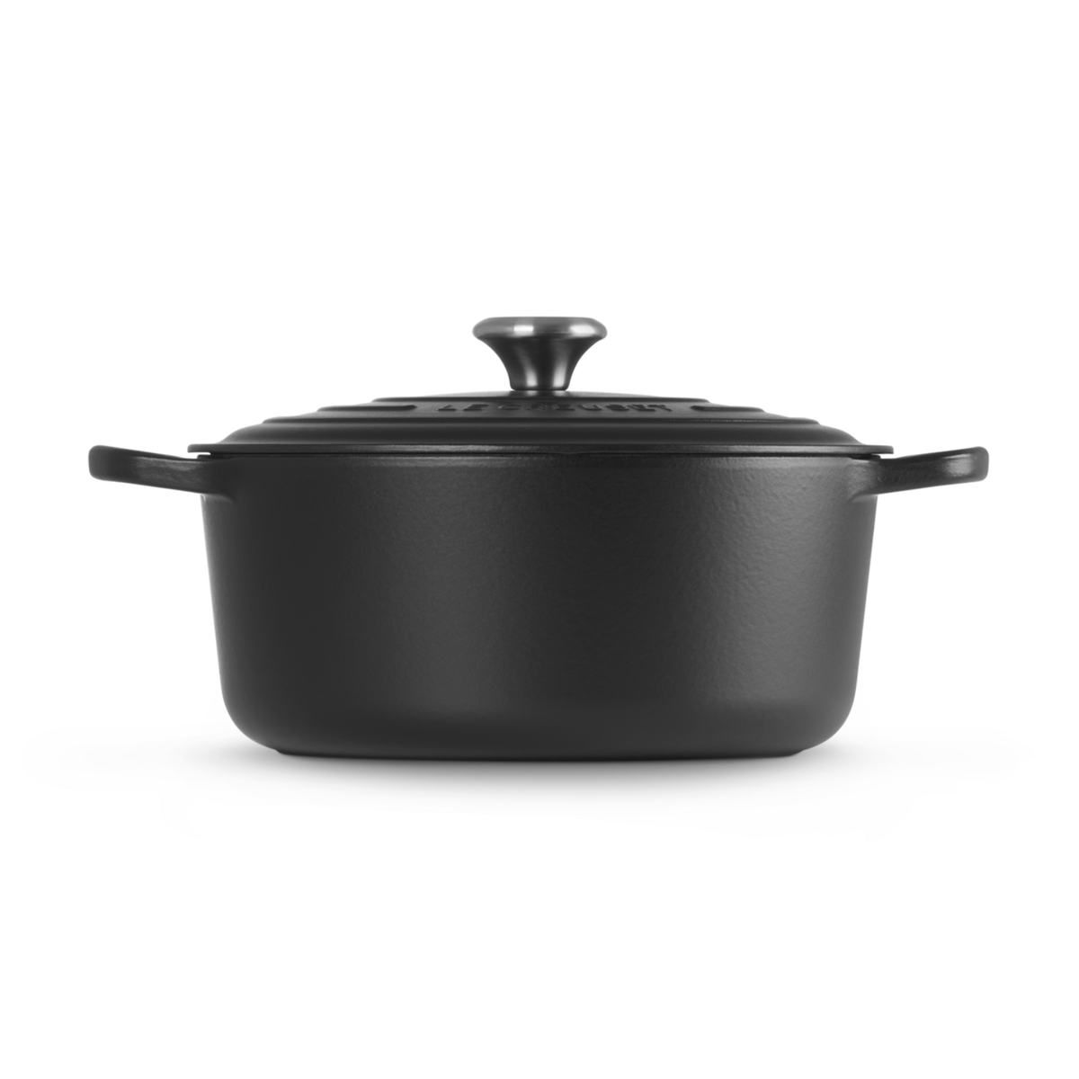 Le Creuset Signature Cast Iron Round Casserole 28cm Satin Black