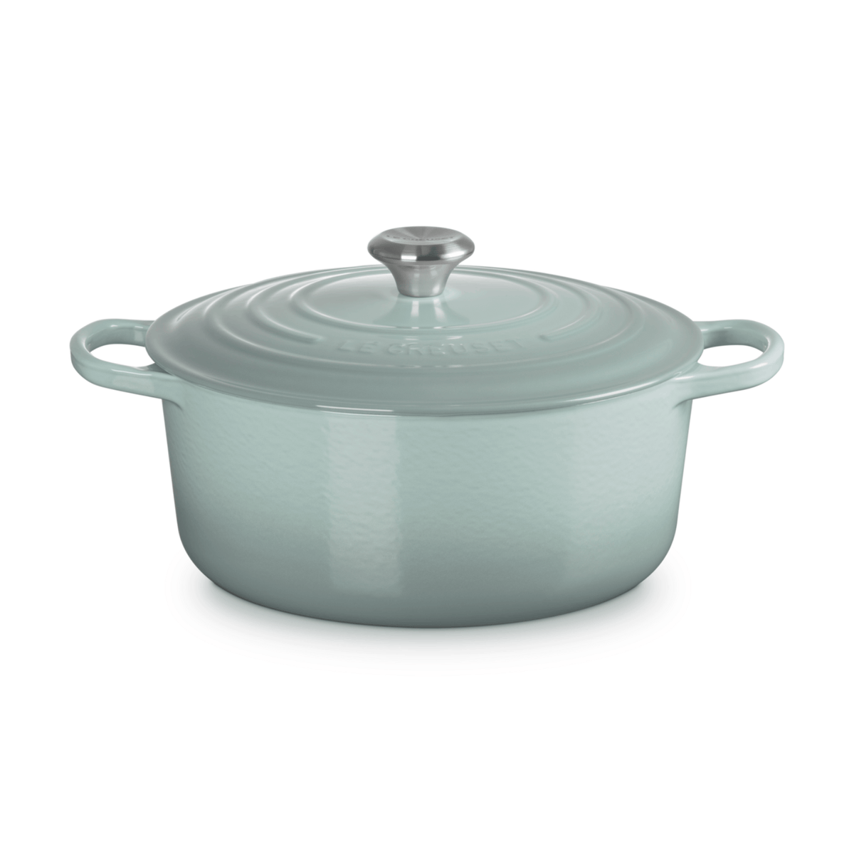 Le Creuset Signature Cast Iron Round Casserole 28cm Sea Salt