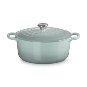 Le Creuset Signature Cast Iron Round Casserole 28cm Sea Salt