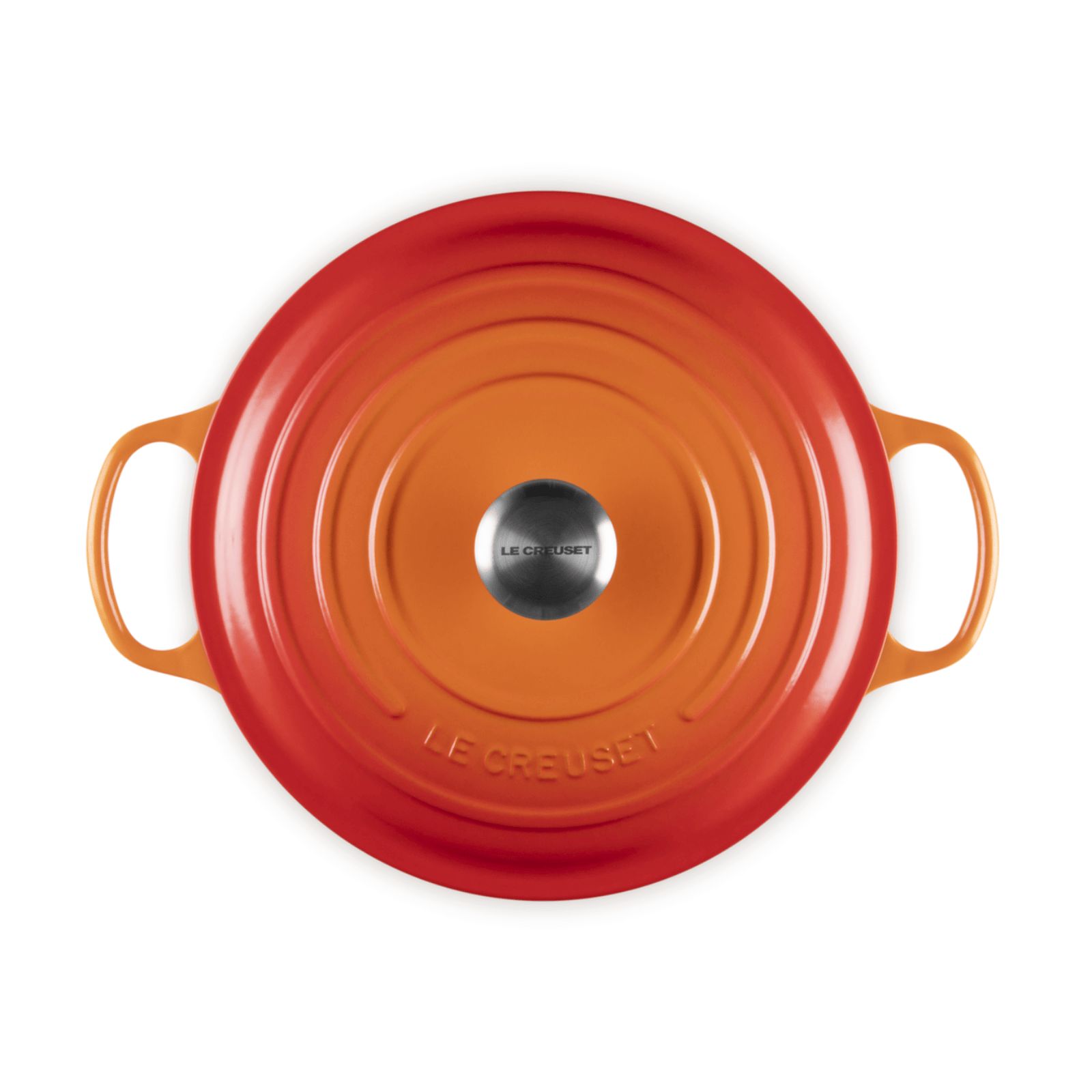 Le Creuset Signature Cast Iron Round Casserole 28cm Volcanic Flame