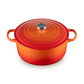 Le Creuset Signature Cast Iron Round Casserole 28cm Volcanic Flame