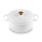Le Creuset Signature Cast Iron Round Casserole 28cm White