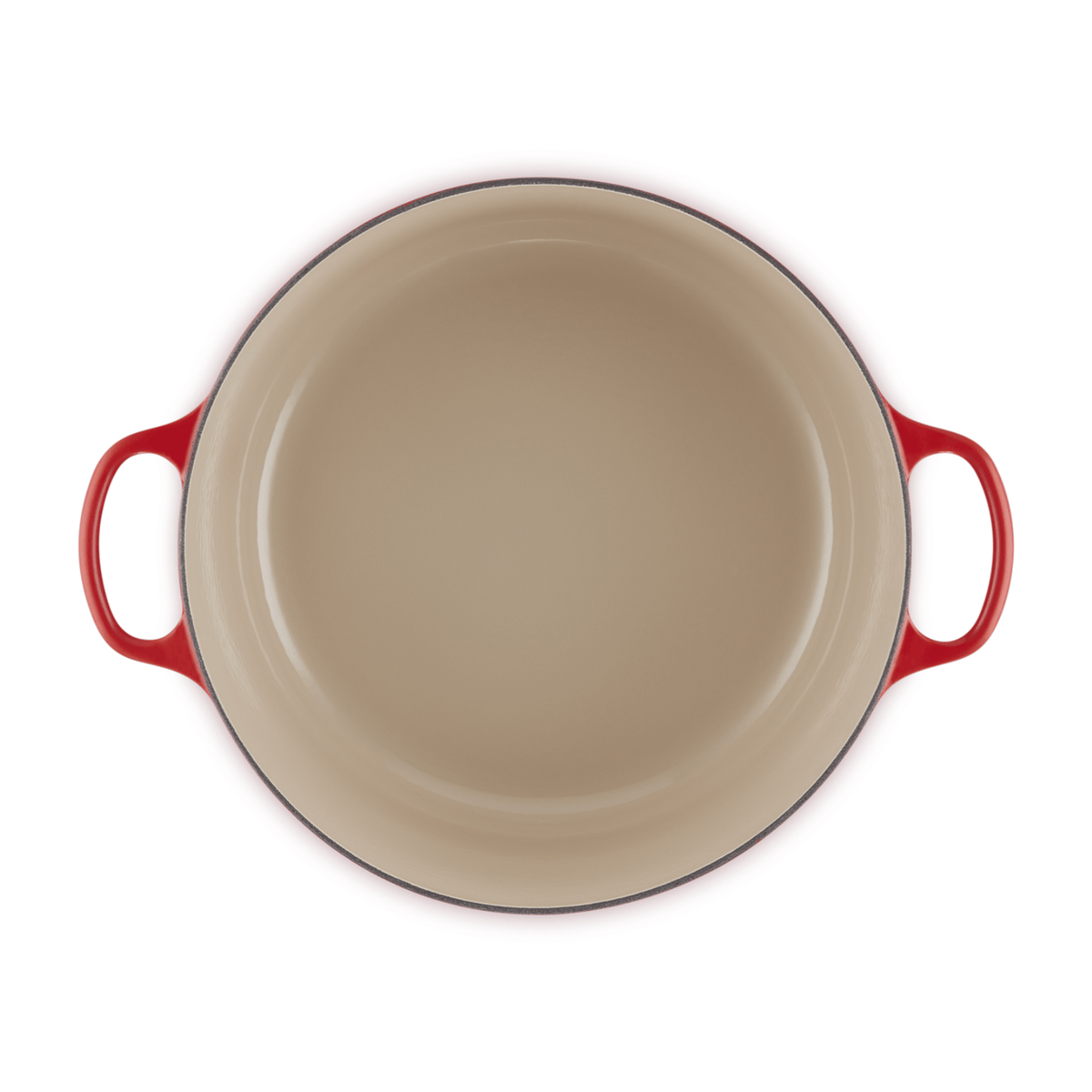 Le Creuset Signature Cast Iron Round Casserole 34cm Cerise