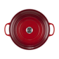Le Creuset Signature Cast Iron Round Casserole 34cm Cerise