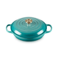 Le Creuset Signature Cast Iron Shallow Casserole 26cm Bleu Riviera