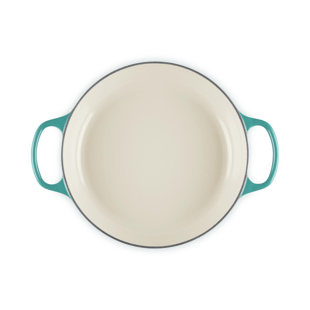 Le Creuset Signature Cast Iron Shallow Casserole 26cm Bleu Riviera