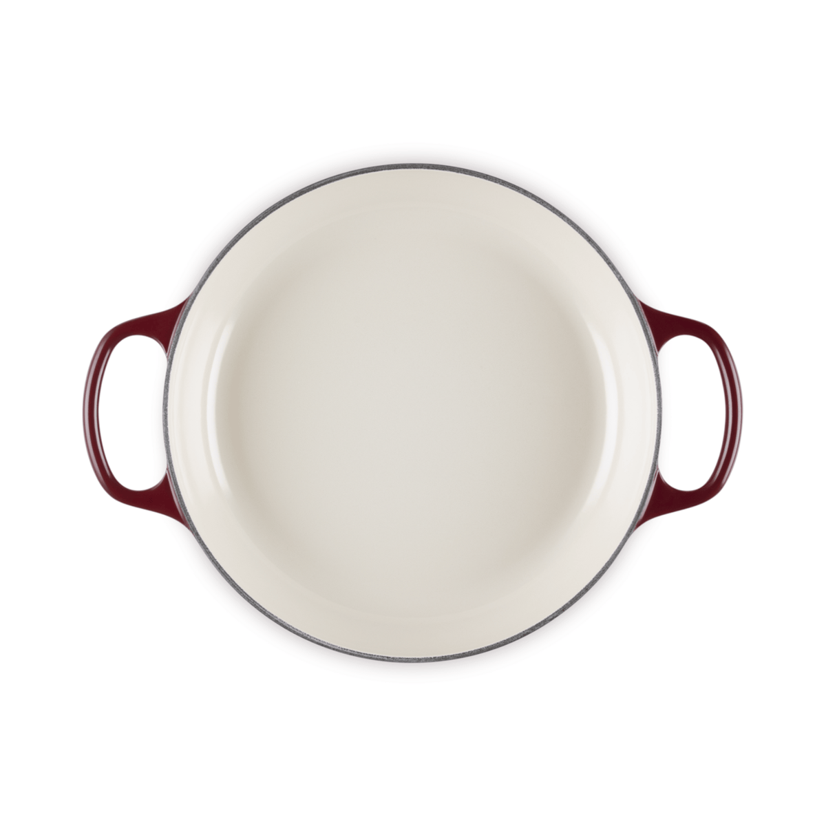 Le Creuset Signature Cast Iron Shallow Casserole 26cm Garnet