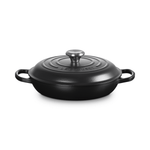Le Creuset Signature Cast Iron Shallow Casserole 26cm Satin Black