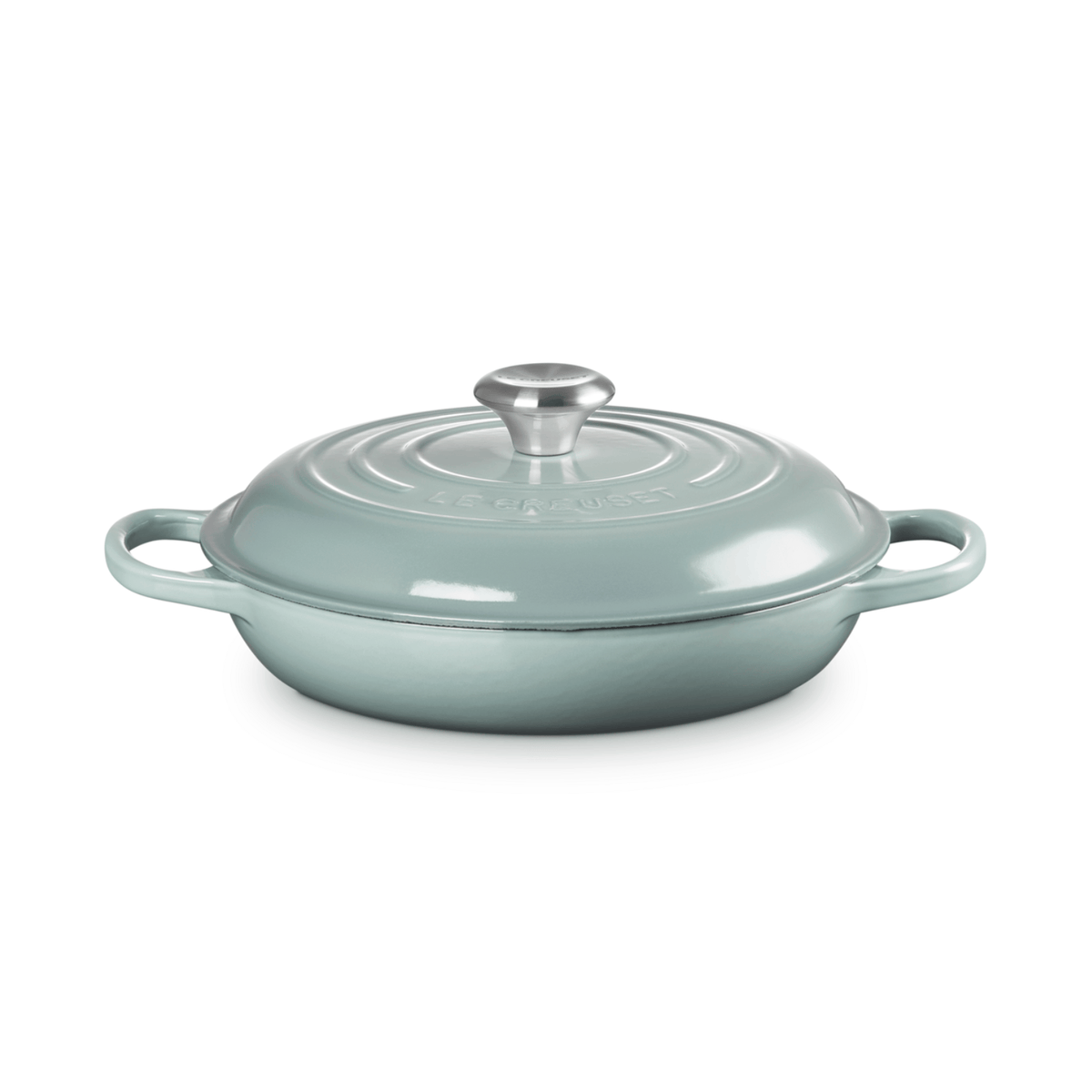 Le Creuset Signature Cast Iron Shallow Casserole 26cm Sea Salt