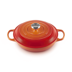 Le Creuset Signature Cast Iron Shallow Casserole 26cm Volcanic Flame