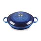 Le Creuset Signature Cast Iron Shallow Casserole 30cm Azure Blue