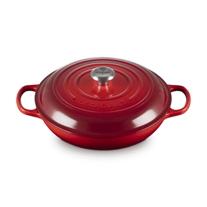 Le Creuset Signature Cast Iron Shallow Casserole 30cm Cerise