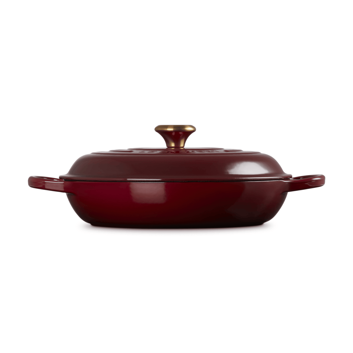 Le Creuset Signature Cast Iron Shallow Casserole 30cm Garnet