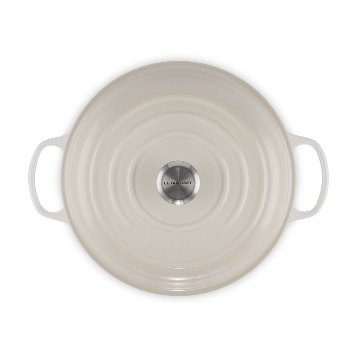 Le Creuset Signature Cast Iron Shallow Casserole 30cm Meringue