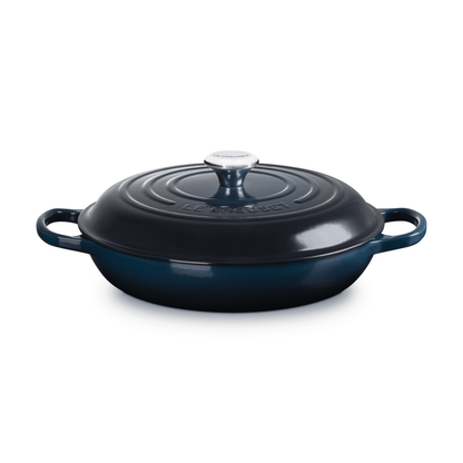 Le Creuset Signature Cast Iron Shallow Casserole 30cm Nuit