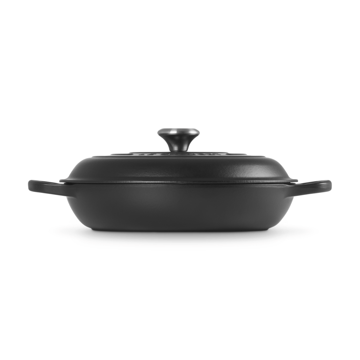 Le Creuset Signature Cast Iron Shallow Casserole 30cm Satin Black