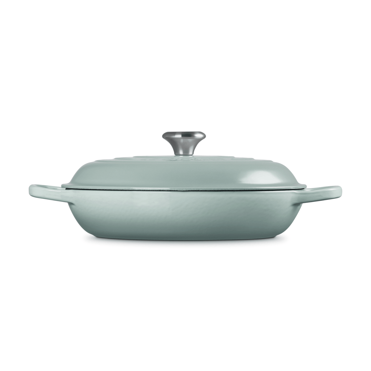 Le Creuset Signature Cast Iron Shallow Casserole 30cm Sea Salt