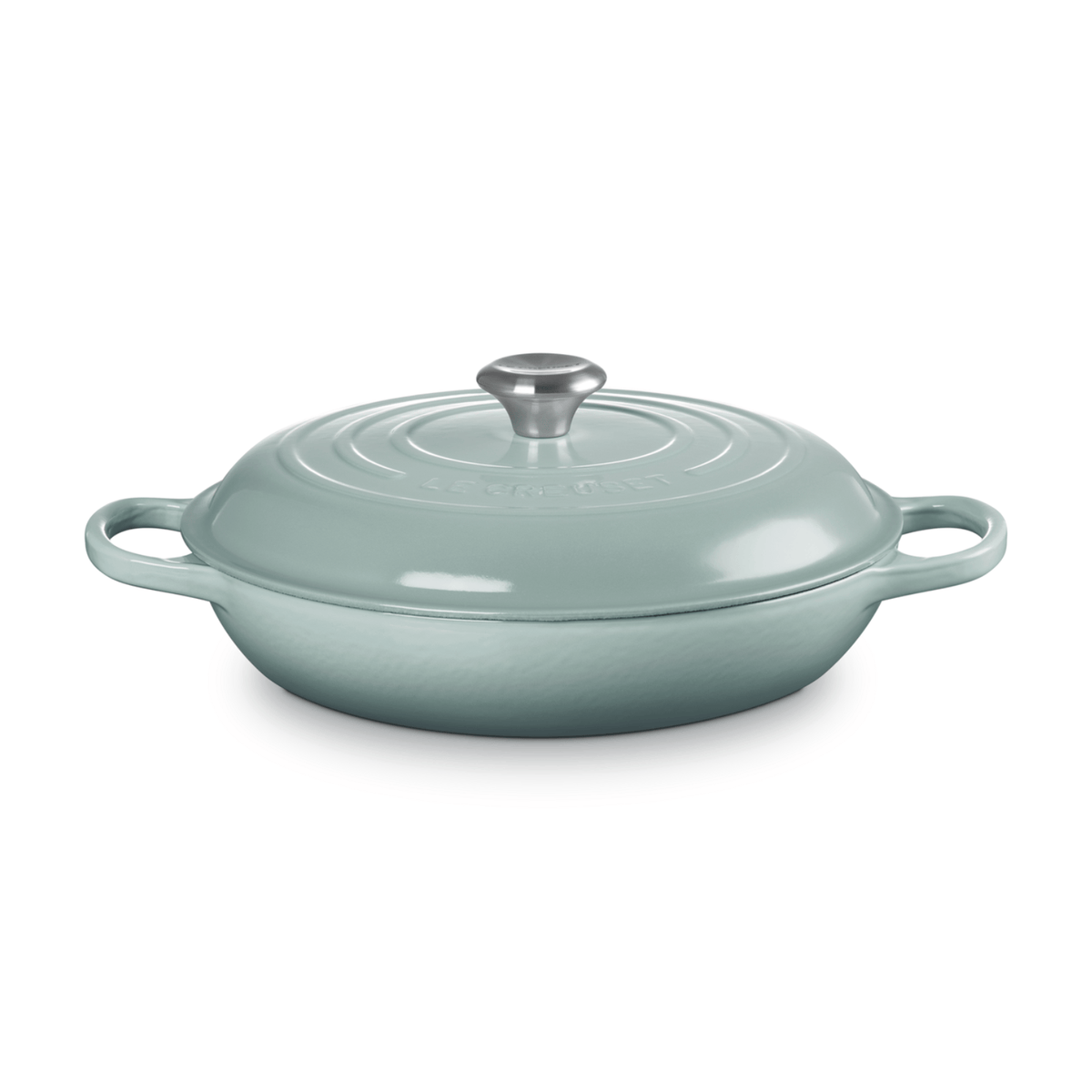 Le Creuset Signature Cast Iron Shallow Casserole 30cm Sea Salt