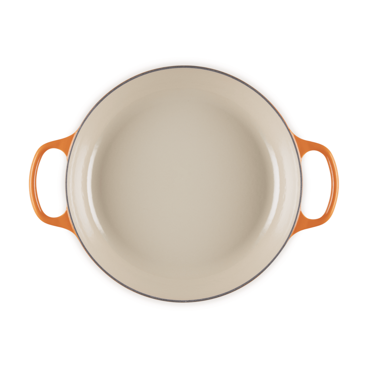 Le Creuset Signature Cast Iron Shallow Casserole 30cm Volcanic Flame