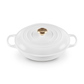 Le Creuset Signature Cast Iron Shallow Casserole 30cm White