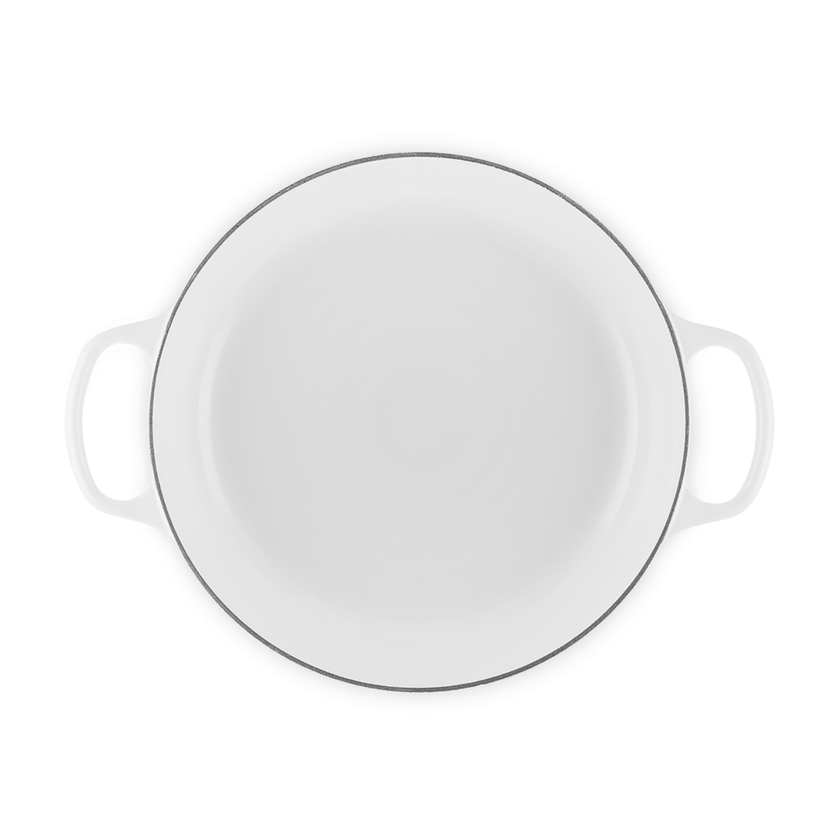Le Creuset Signature Cast Iron Shallow Casserole 30cm White
