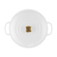 Le Creuset Signature Cast Iron Shallow Casserole 30cm White