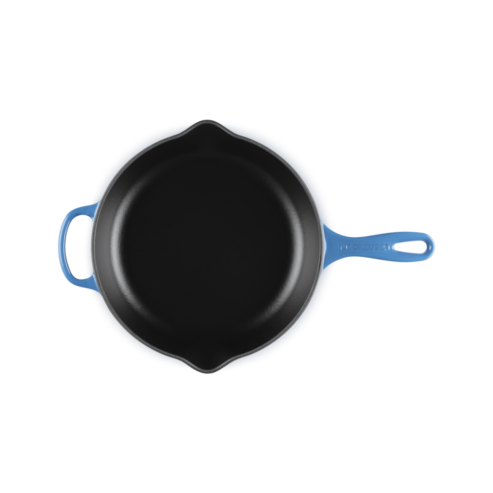 Le Creuset Signature Cast Iron Skillet 26cm Azure Blue