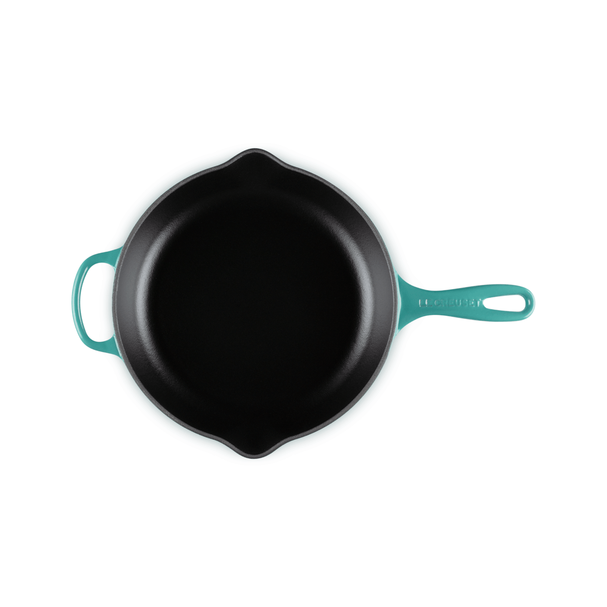Le Creuset Signature Cast Iron Skillet 26cm Bleu Riviera