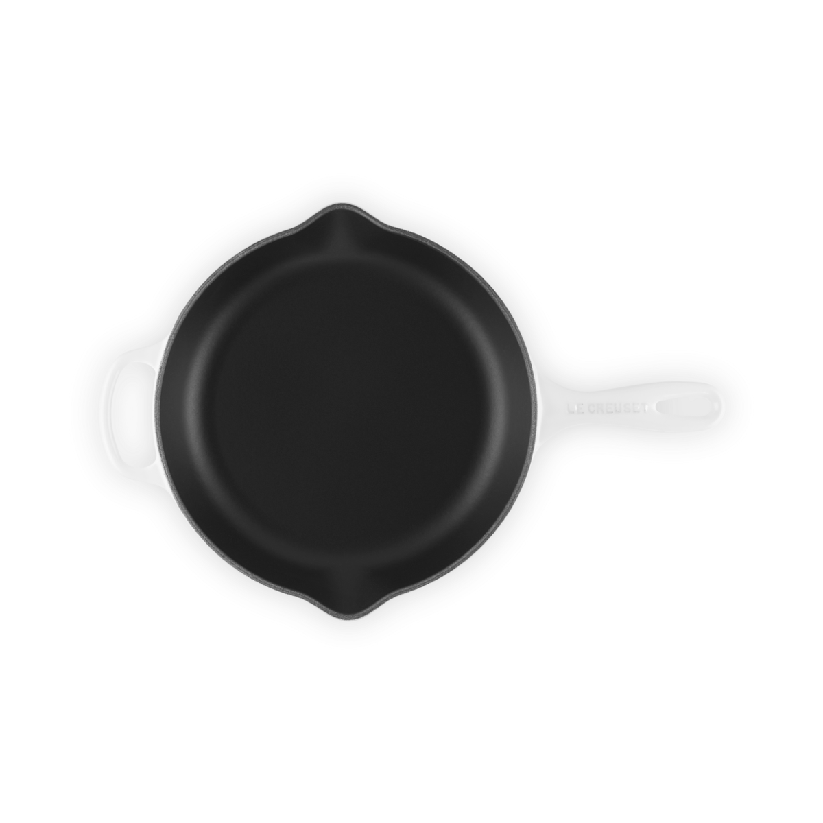 Le Creuset Signature Cast Iron Skillet 26cm White