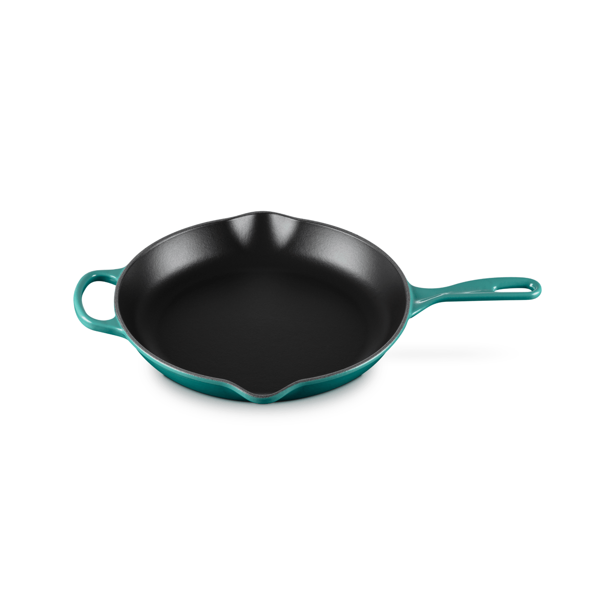Le Creuset Signature Cast Iron Skillet 30cm Bleu Riviera
