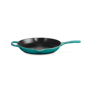 Le Creuset Signature Cast Iron Skillet 30cm Bleu Riviera