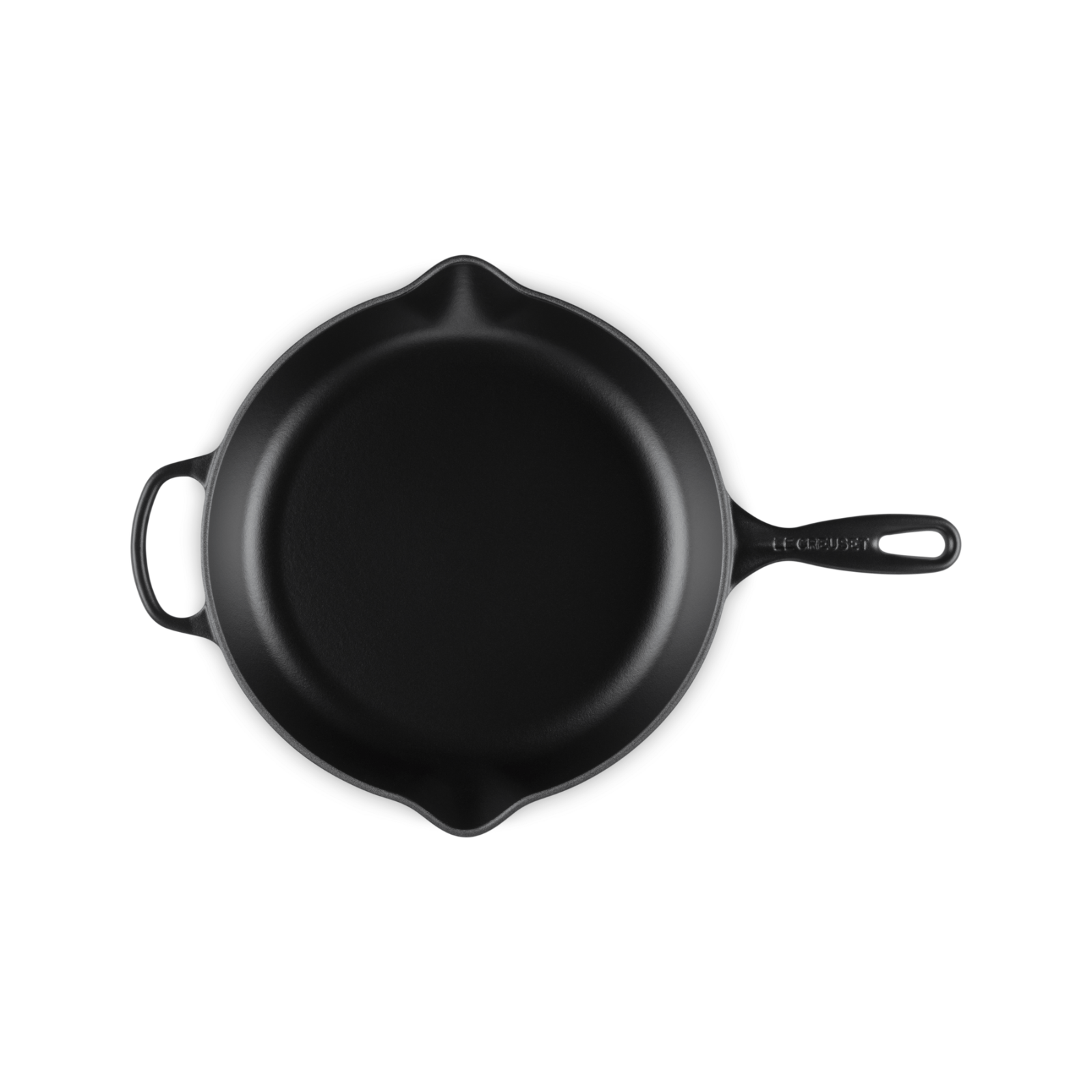 Le Creuset Signature Cast Iron Skillet 30cm Satin Black