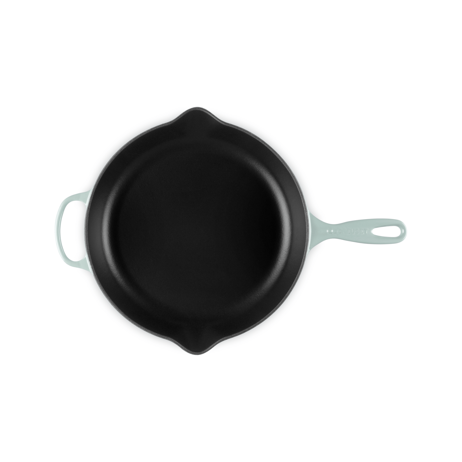 Le Creuset Signature Cast Iron Skillet 30cm Sea Salt