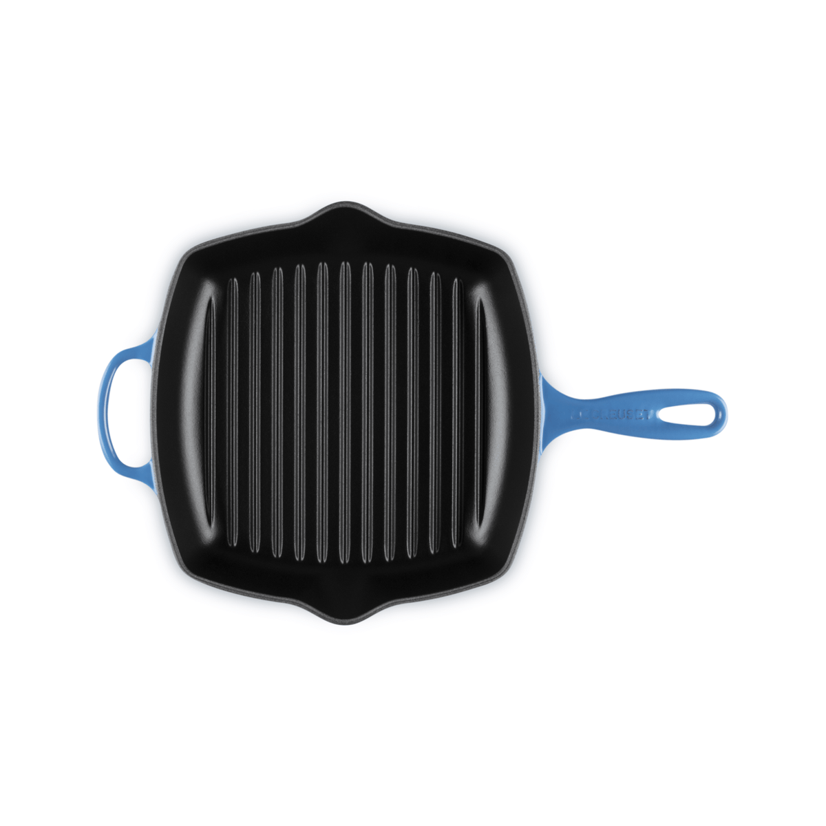 Le Creuset Signature Cast Iron Square Grillit 26cm Azure Blue