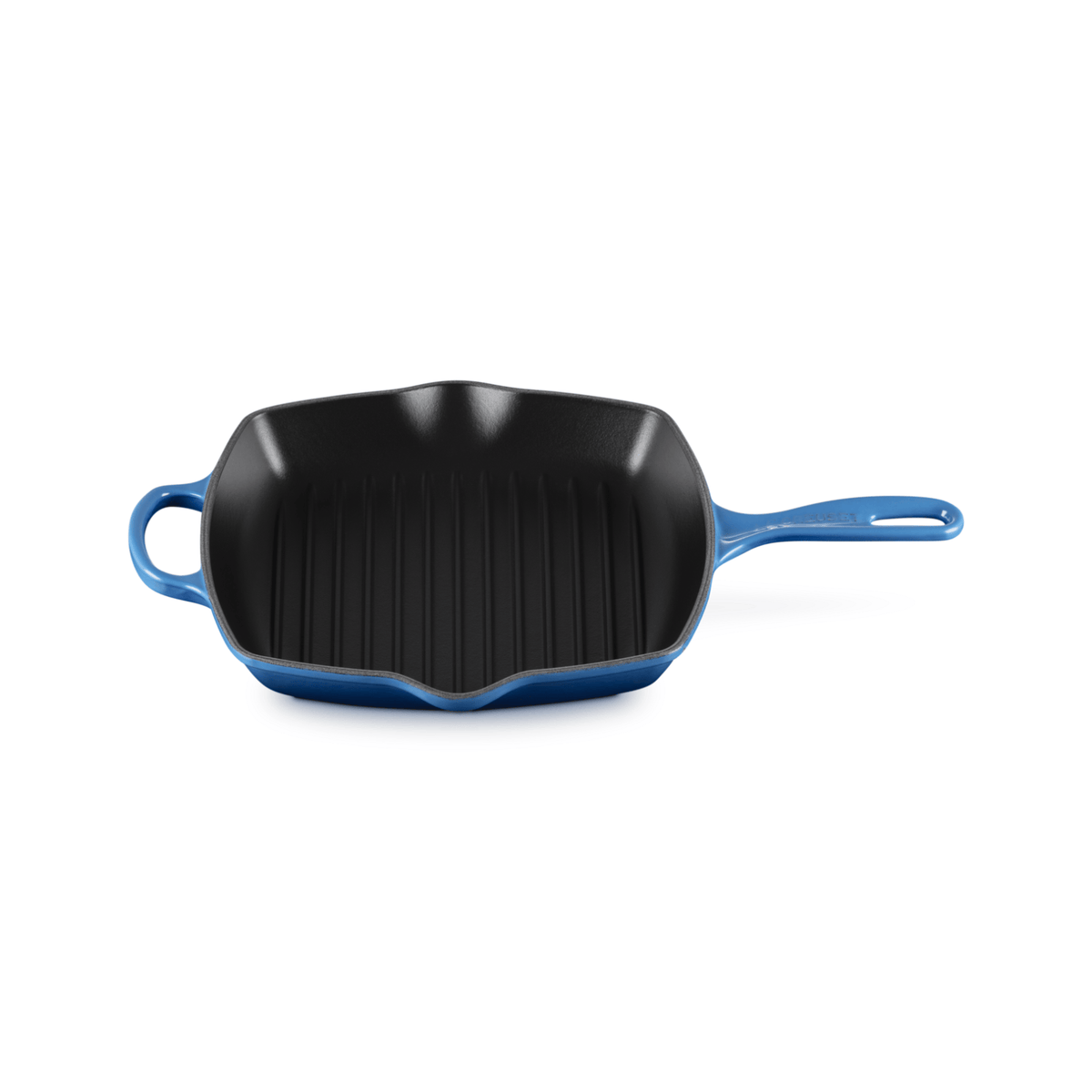 Le Creuset Signature Cast Iron Square Grillit 26cm Azure Blue
