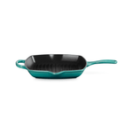 Le Creuset Signature Cast Iron Square Grillit 26cm Bleu Riviera