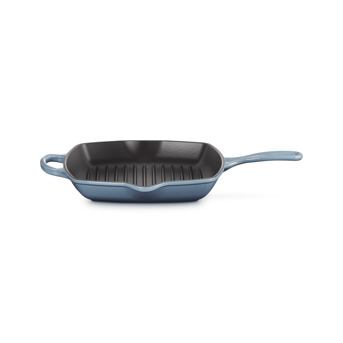 Le Creuset Signature Cast Iron Square Grillit 26cm Chambray
