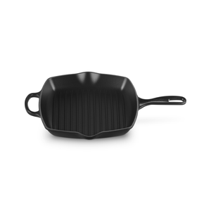 Le Creuset Signature Cast Iron Square Grillit 26cm Satin Black