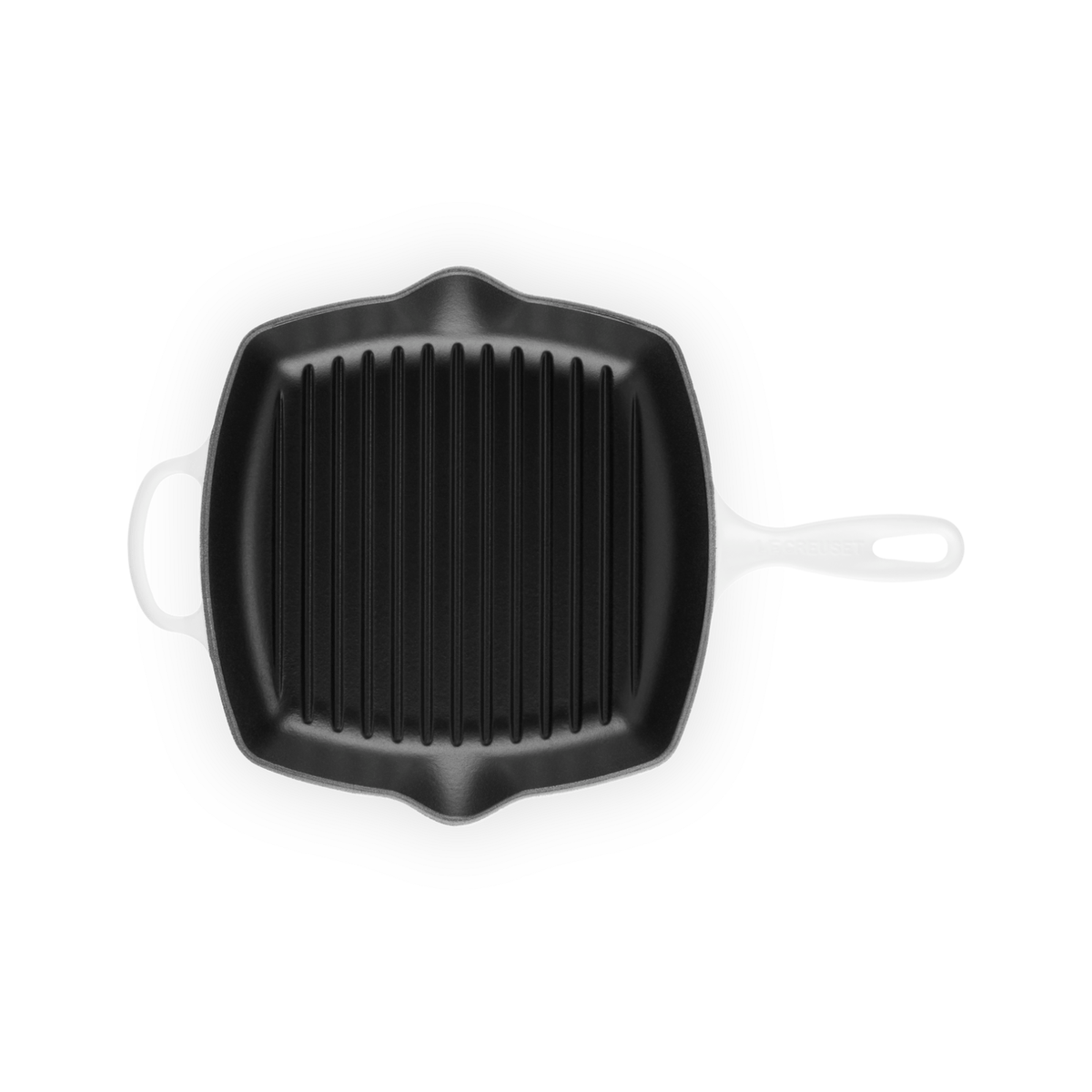Le Creuset Signature Cast Iron Square Grillit 26cm White