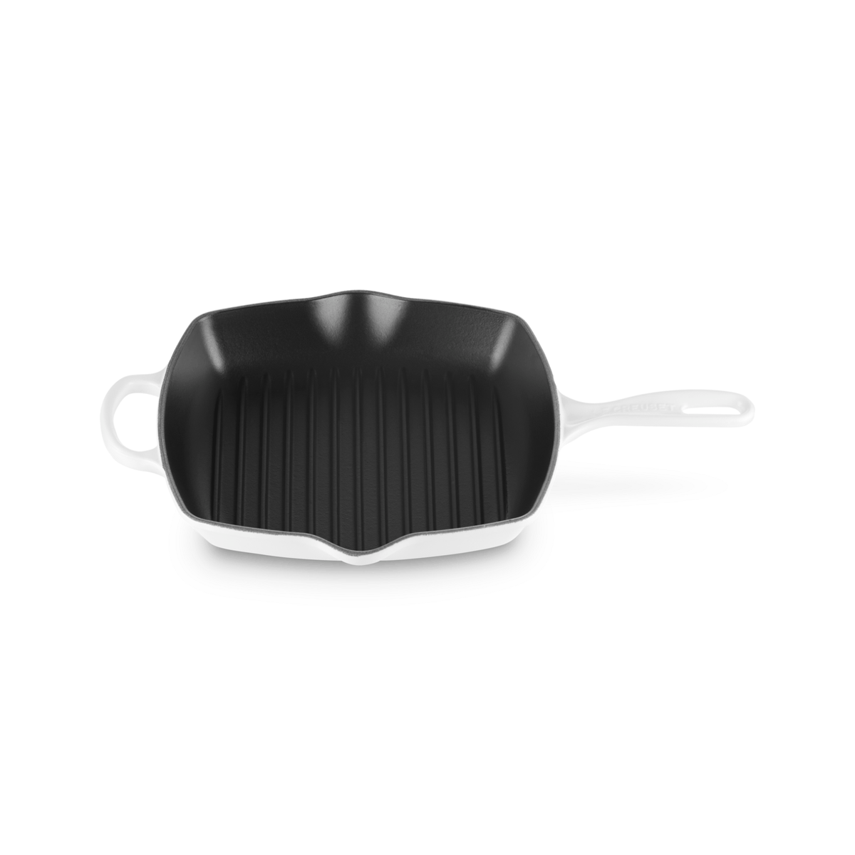 Le Creuset Signature Cast Iron Square Grillit 26cm White