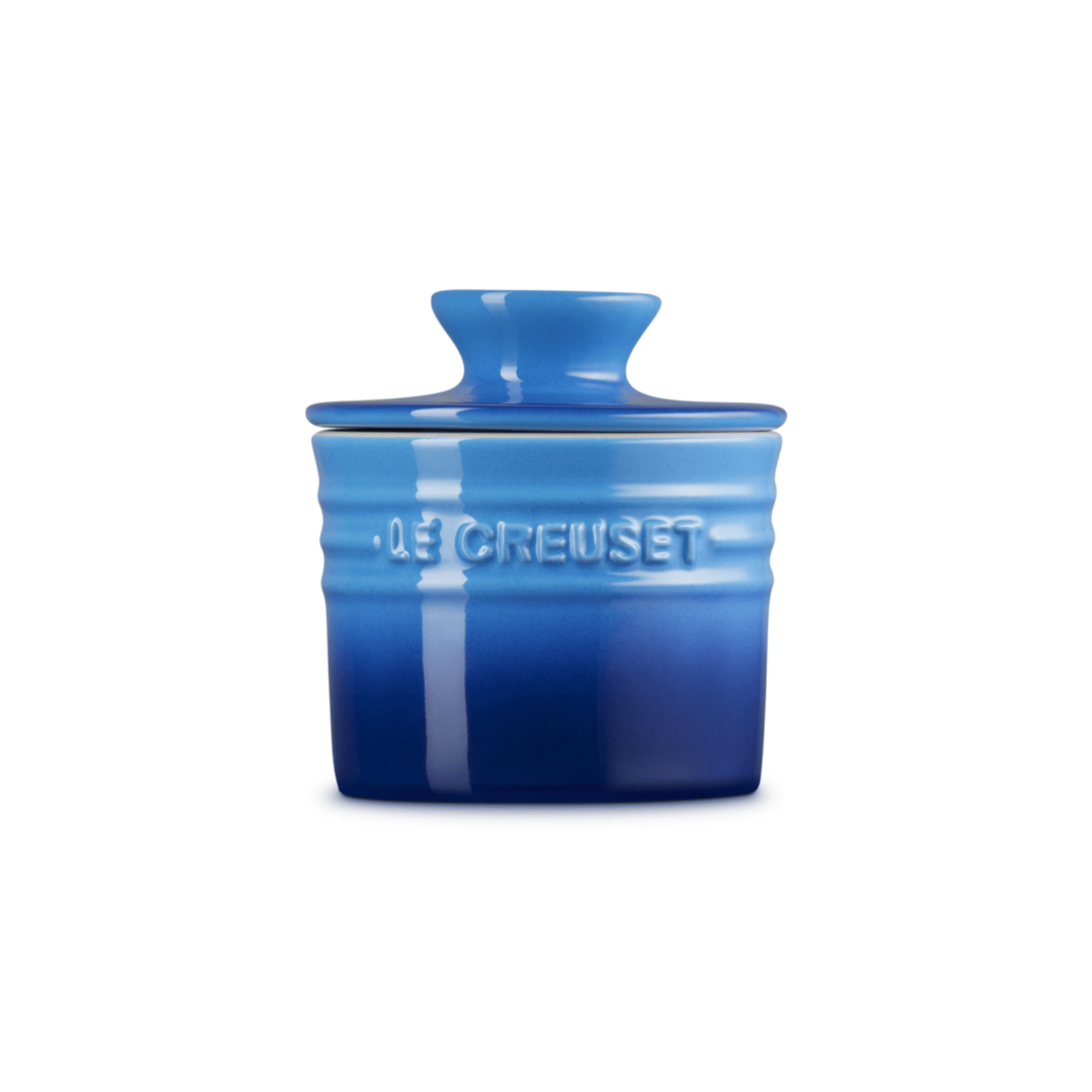 Le Creuset Stoneware Butter Crock Azure Blue