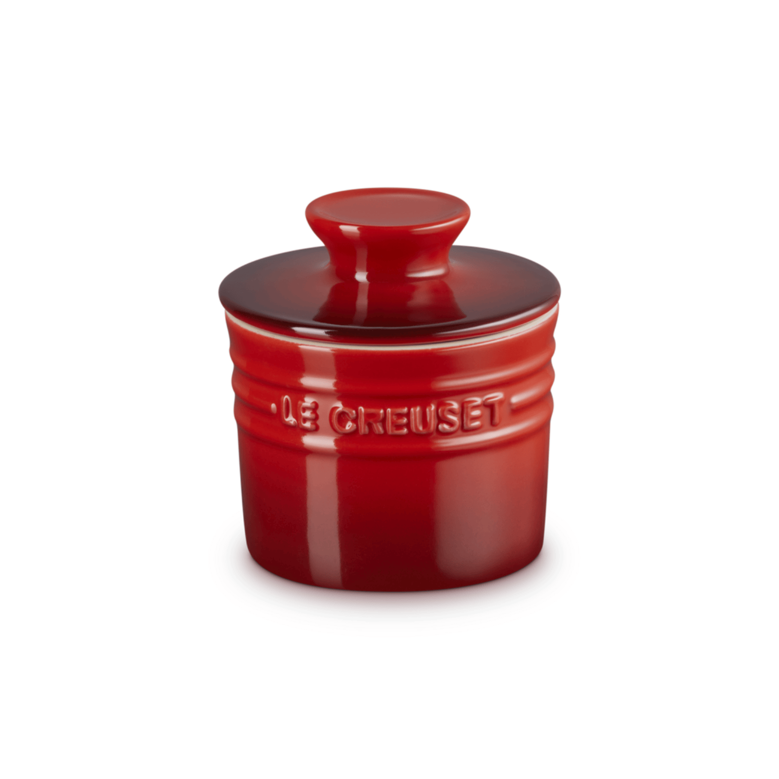 Le Creuset Stoneware Butter Crock Cerise
